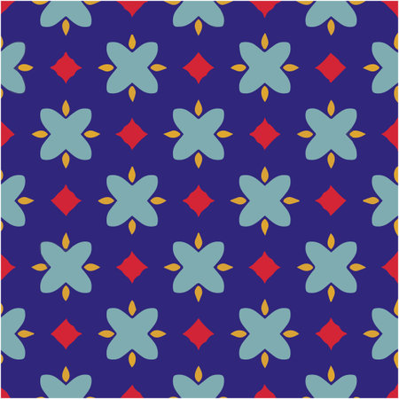 Seamless pattern with multicolored shapesのイラスト素材