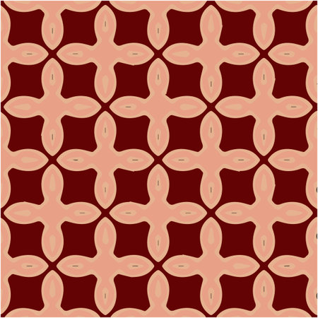 Seamless pattern with multi shapes