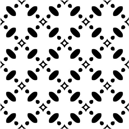 Seamless vector pattern in geometric ornamental style.のイラスト素材