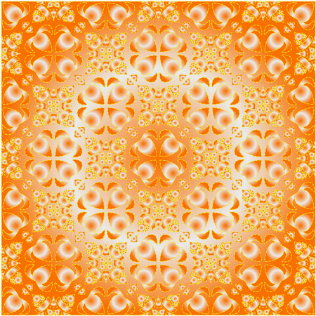 Geometric vector pattern with yellow and white gradient. simple ornament for wallpapers and backgrounds.のイラスト素材