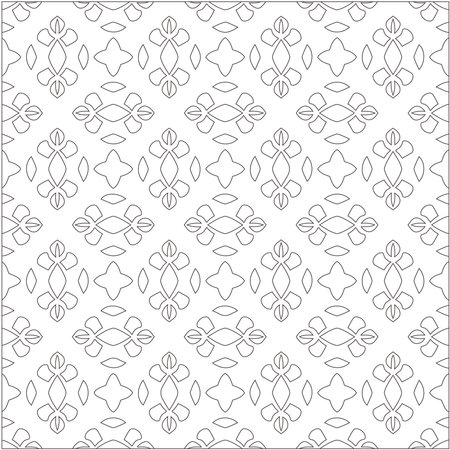 Vector geometric pattern. Repeating elements stylish background abstract ornament for wallpapers and backgrounds. Black and white colorsのイラスト素材