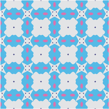 Seamless repeatable abstract pattern background. Perfect for fashion, textile design, cute themed fabric, on wall paper, wrapping paper, fabrics and home decor.のイラスト素材