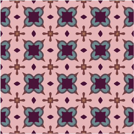 Seamless repeatable abstract pattern background. Perfect for fashion, textile design, cute themed fabric, on wall paper, wrapping paper, fabrics and home decor.のイラスト素材