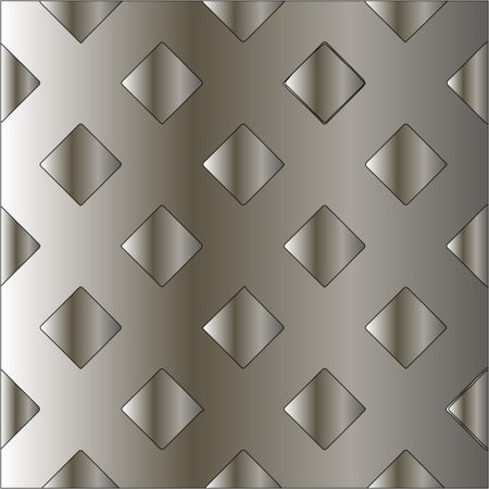 Silver metallic gradient with repeat Pattern. Abstract metallic background.のイラスト素材