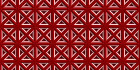 multicolor pattern with symmetric geometric ornament.