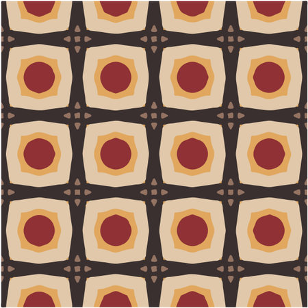 Seamless repeatable abstract pattern background.Perfect for fashion, textile design, cute themed fabric, on wall paper, wrapping paper, fabrics and home decor.のイラスト素材