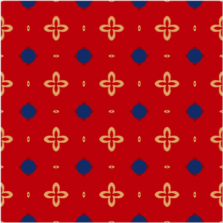 Seamless repeatable abstract pattern background.Perfect for fashion, textile design, cute themed fabric, on wall paper, wrapping paper, fabrics and home decor.のイラスト素材