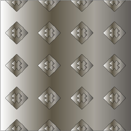 steel metallic gradient with a repeating pattern. Abstract metallic background.のイラスト素材