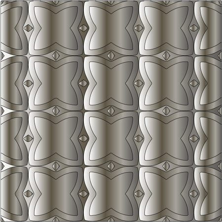 steel metallic gradient with a repeating pattern. Abstract metallic background.のイラスト素材