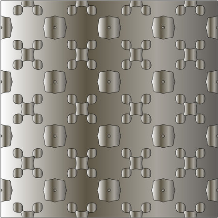 steel metallic gradient with a repeating pattern. Abstract metallic background.のイラスト素材
