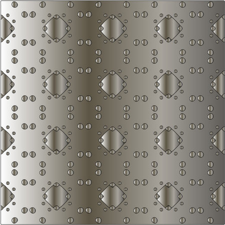 steel metallic gradient with a repeating pattern. Abstract metallic background.のイラスト素材