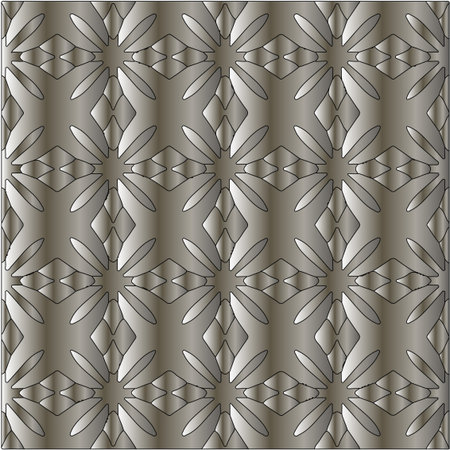 steel metallic gradient with a repeating pattern. Abstract metallic background.のイラスト素材