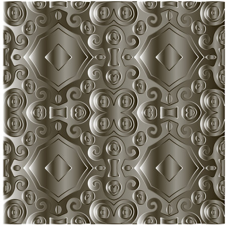 steel metallic gradient with a repeating pattern. Abstract metallic background.のイラスト素材