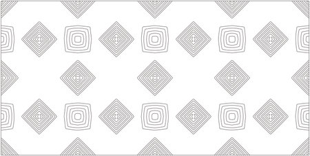 Vector geometric pattern. Repeating elements stylish background abstract ornament for wallpapers and backgrounds. Black and white patternのイラスト素材