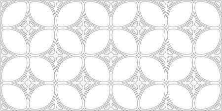 Vector geometric pattern. Repeating elements stylish background abstract ornament for wallpapers and backgrounds. Black and white patternのイラスト素材