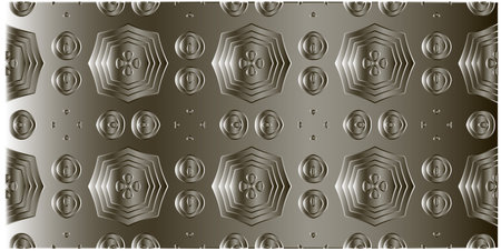 Metal textured plate. Steel industrial polished patternのイラスト素材