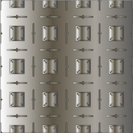 Metal textured plate. Steel industrial polished patternのイラスト素材