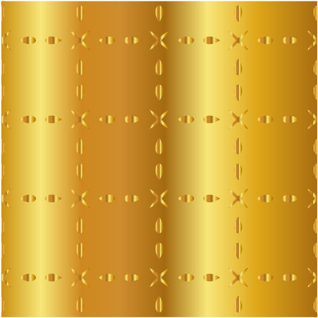 Geometric vector pattern with yellow and white gradient. gold ornament for wallpapers and backgrounds.のイラスト素材