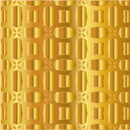 Geometric vector pattern with yellow and white gradient. gold ornament for wallpapers and background.のイラスト素材