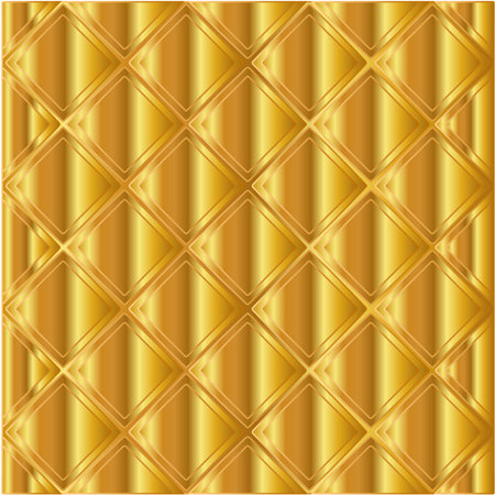 Geometric vector pattern with yellow and white gradient. gold ornament for wallpapers and background.のイラスト素材