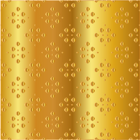 Geometric vector pattern with yellow and white gradient. gold ornament for wallpapers and backgrounds.のイラスト素材