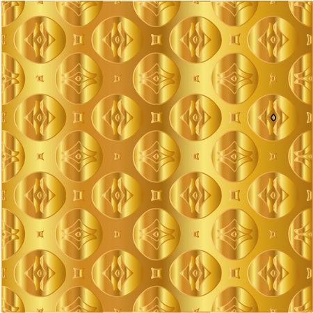 Gold metal texture background vector illustrationのイラスト素材