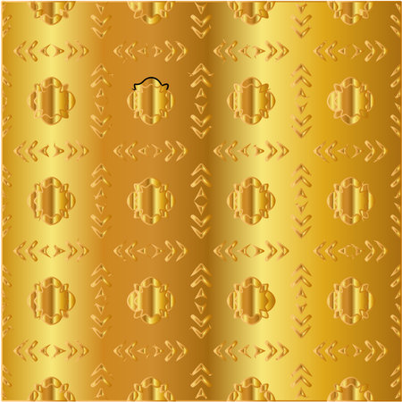 Gold metal texture background vector illustrationのイラスト素材