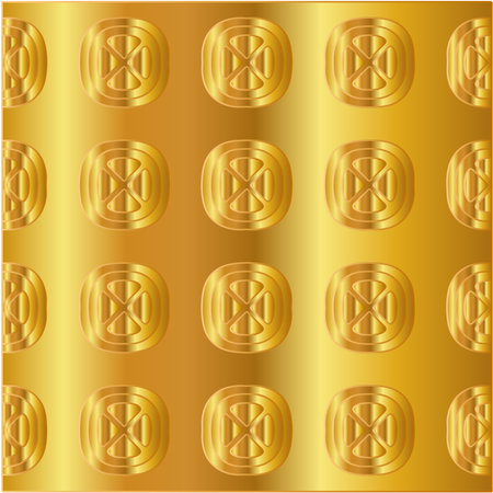 Gold metal texture background vector illustrationのイラスト素材