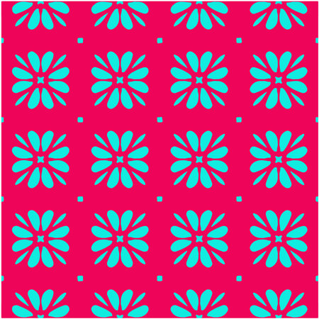 Delicate Endless Picture. Aquamarine and scarlet Smudges. Wash Drawing Ethnic Embroidery. Bohemian Diverse Decoraton Style. Colorful African Ceramic.のイラスト素材