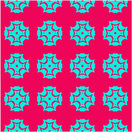 Delicate Endless Picture. Aquamarine and scarlet Smudges. Wash Drawing Ethnic Embroidery. Bohemian Diverse Decoraton Style. Colorful African Ceramic.のイラスト素材