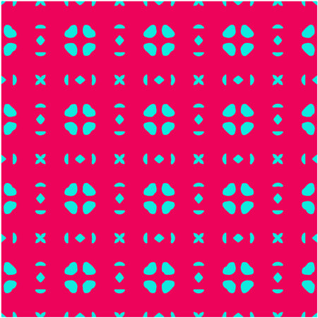 Delicate Endless Picture. Aquamarine and scarlet Smudges. Wash Drawing Ethnic Embroidery. Bohemian Diverse Decoraton Style. Colorful African Ceramic.のイラスト素材