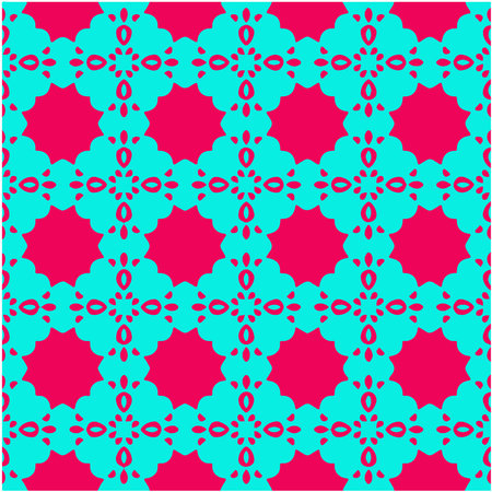 Delicate Endless Picture. Aquamarine and scarlet Smudges. Wash Drawing Ethnic Embroidery. Bohemian Diverse Decoraton Style. Colorful African Ceramic.のイラスト素材