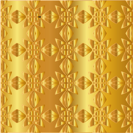 Geometric vector pattern with yellow and white gradient. gold ornament for wallpapers and...