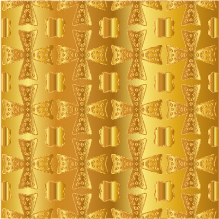 Geometric vector pattern with yellow and white gradient. gold ornament for wallpapers and...