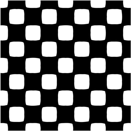 Seamless vector pattern in geometric ornamental style. Black ornament.のイラスト素材