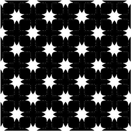 floral seamless pattern background.Geometric ornament for wallpapers and backgrounds. Black and...
