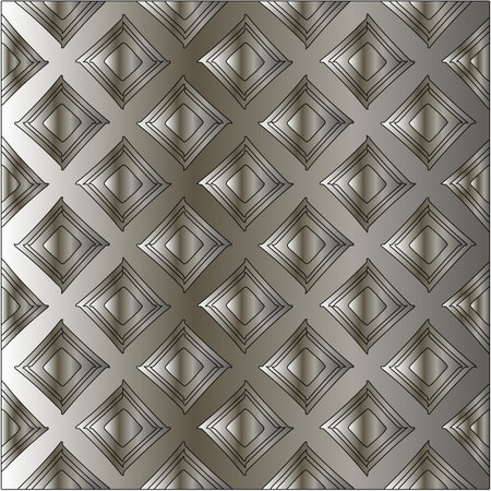 Metal textured plate. Steel industrial polished pattern. Silver metal gradient pattern backgroundのイラスト素材