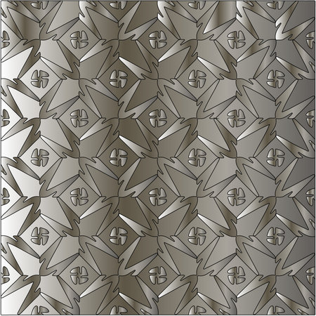 Metal textured plate. Steel industrial polished pattern. Silver metal gradient pattern background