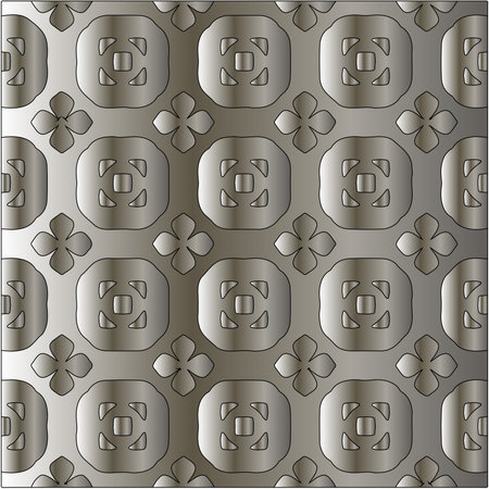 Metal textured plate. Steel industrial polished pattern. Silver metal gradient pattern backgroundのイラスト素材