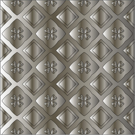 Metal textured plate. Steel industrial polished pattern. Silver metal gradient pattern backgroundのイラスト素材