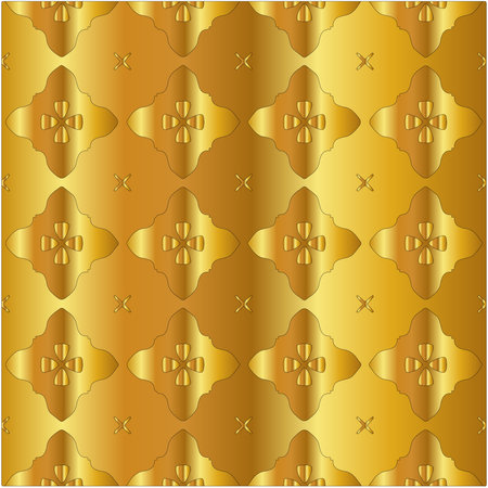 Gold metal texture background vector illustrationのイラスト素材