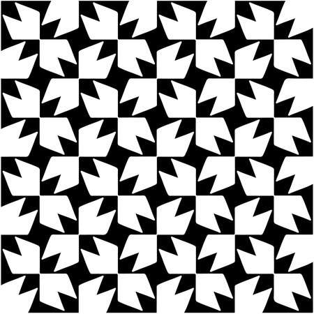floral seamless pattern background.Geometric ornament for wallpapers and backgrounds. Black and...