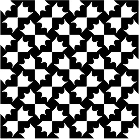 floral seamless pattern background.Geometric ornament for wallpapers and backgrounds. Black and...