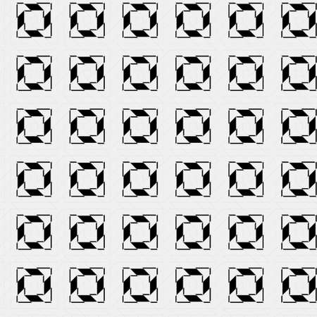 Seamless vector pattern in geometric ornamental style. Black and white pattern.