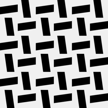 Seamless vector pattern in geometric ornamental style. Black and white pattern.