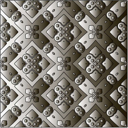Metal textured plate. Steel industrial polished pattern.abstract background.のイラスト素材