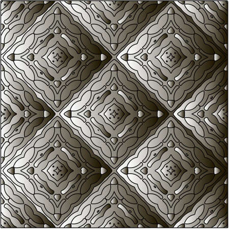 Metal textured plate. Steel industrial polished pattern.abstract background.のイラスト素材
