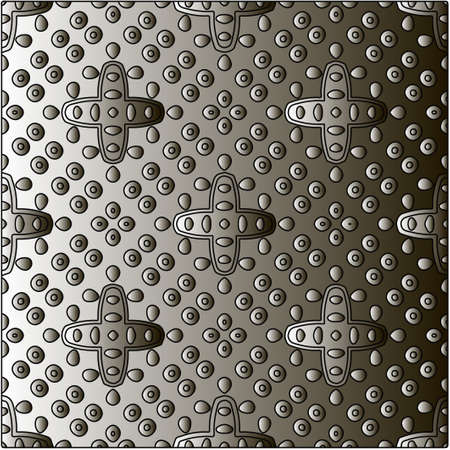 Metal textured plate. Steel industrial polished pattern.abstract background.のイラスト素材