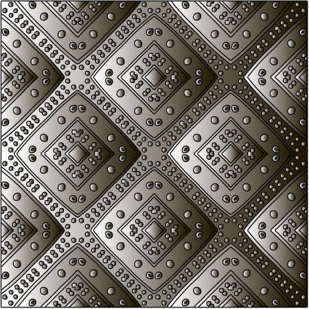 Metal textured plate. Steel industrial polished pattern.abstract background.のイラスト素材