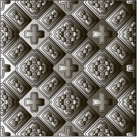 Metal textured plate. Steel industrial polished pattern.abstract background.のイラスト素材